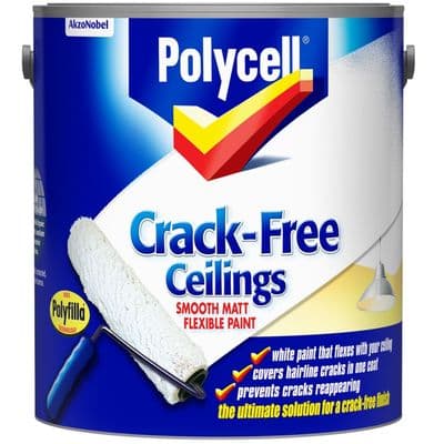 Polycell Crack-Free Ceilings Smooth Silk 2.5L