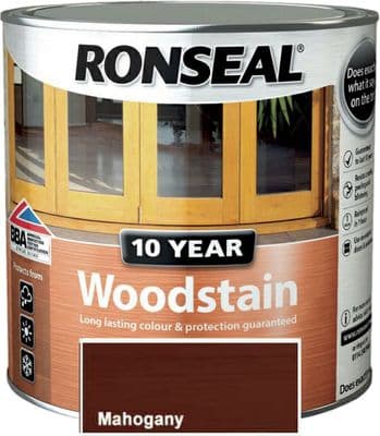 Ronseal 10 Year Woodstain Mahogany 750ml