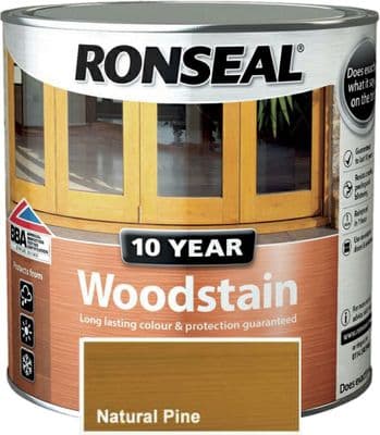 Ronseal 10 Year Woodstain Natural Pine 250ml