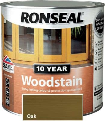 Ronseal 10 Year Woodstain Oak 2.5L