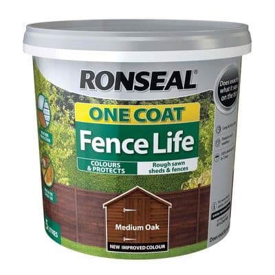 Ronseal 5L medium Oak fencelife