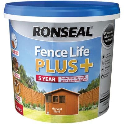 Ronseal fencelife+ Harvest Gold 5L