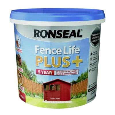 Ronseal fencelife+ Red Cedar 5L