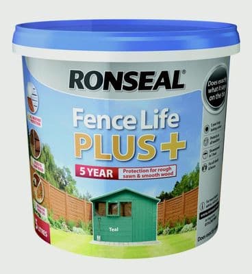 Ronseal fencelife+ Teal 5L