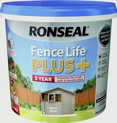 Ronseal fencelife+ Warm Stone 5L