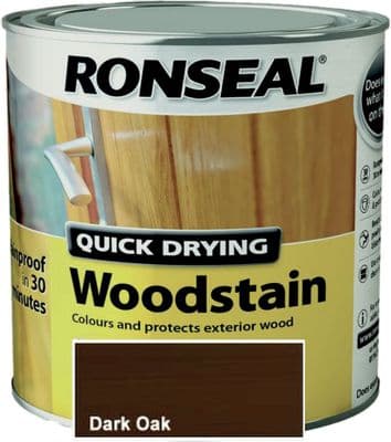 Ronseal QD Woodstain Dark Oak 250ml