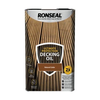 Ronseal Ultimate decking oil Cedar 5L