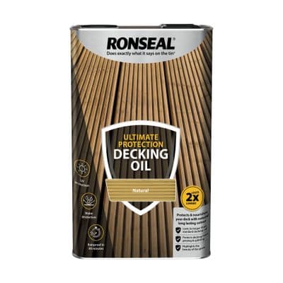Ronseal Ultimate decking oil Natural 5L