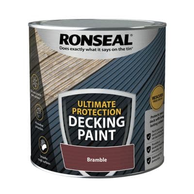 Ronseal Ultimate decking paint Bramble 2.5L