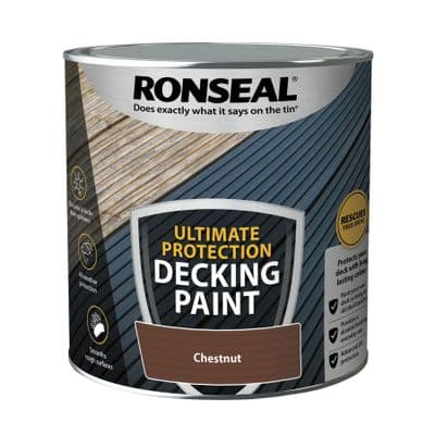 Ronseal Ultimate decking paint Chestnut 2.5L