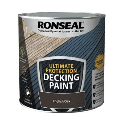 Ronseal Ultimate decking paint English Oak 2.5L