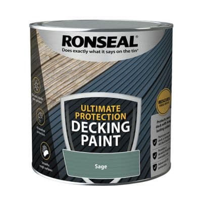 Ronseal Ultimate decking paint Sage 2.5L