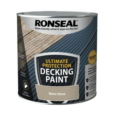 Ronseal Ultimate decking paint Warm Stone 2.5L