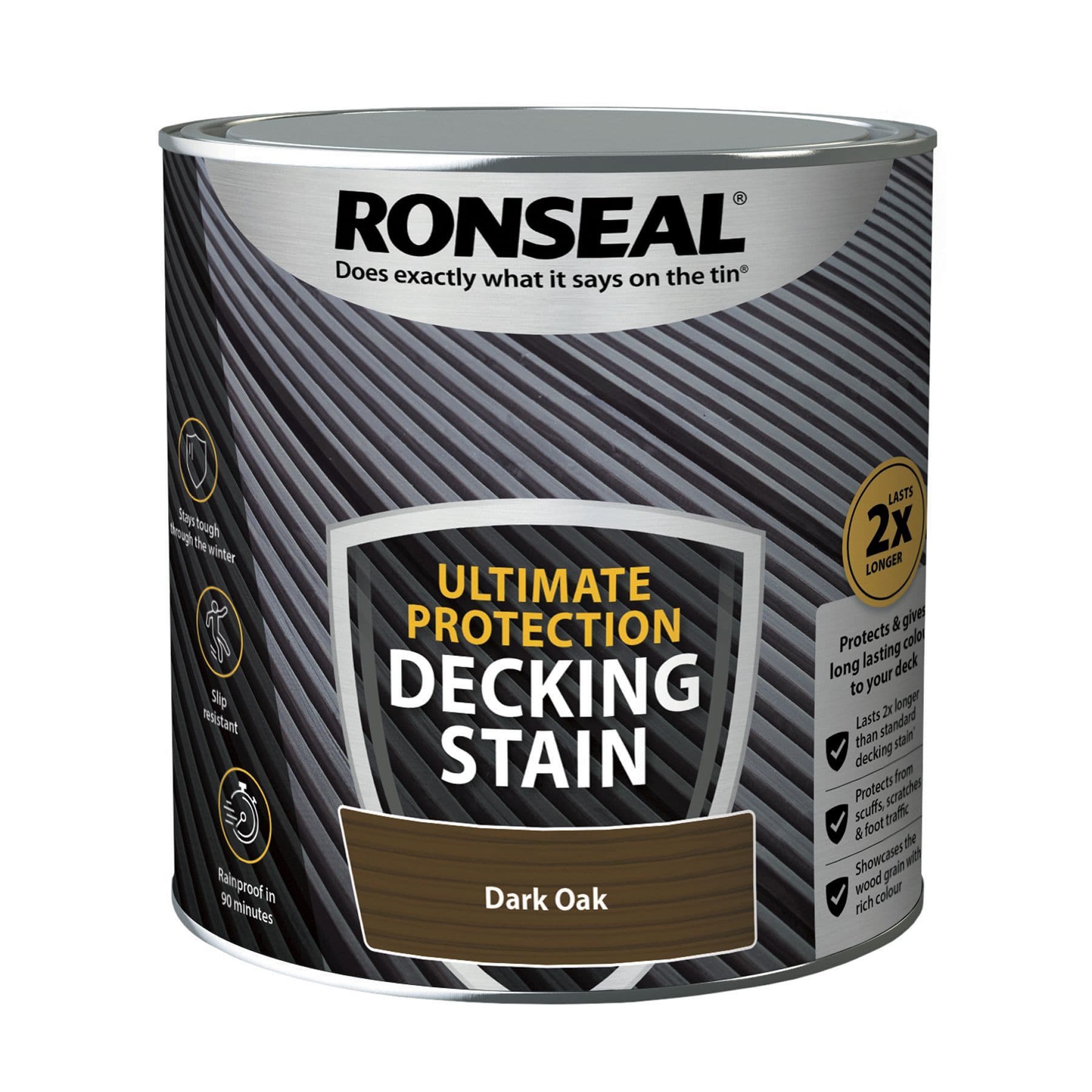 Ronseal Ultimate decking stain Dark Oak 2 5L