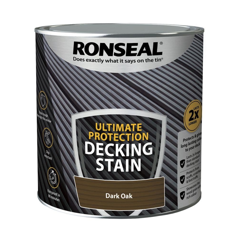 Ronseal Ultimate decking stain Dark Oak 2 5L