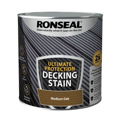 Ronseal Ultimate decking stain Medium Oak 2.5L
