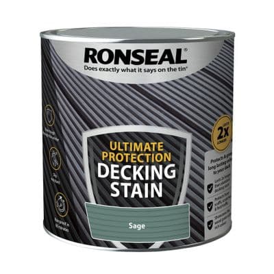 Ronseal Ultimate decking stain Sage 2.5L