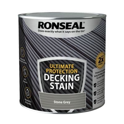 Ronseal Ultimate decking stain Stone Grey 2.5L