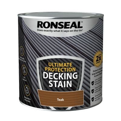 Ronseal Ultimate decking stain Teak 2.5L
