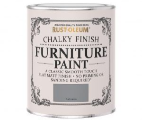 Rustoleum Chalky Furniture Paint Anthracite 750ml