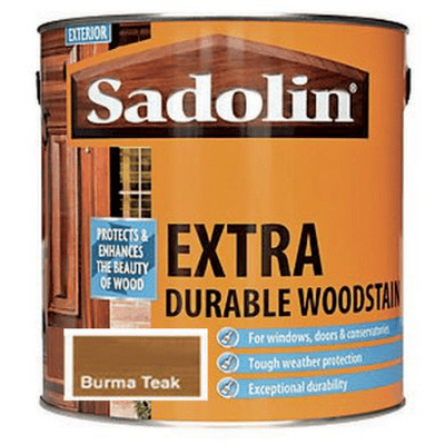 Sadolin Extra 1L Burma Teak durable woodstain