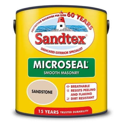Sandtex 2.5L Sandstone smooth masonry paint
