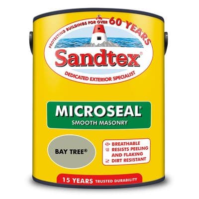 Sandtex 5L Bay Tree smooth masonry paint