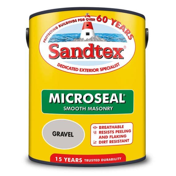 Sandtex 5L Gravel smooth masonry paint