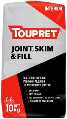 Toupret joint, skim and fill 10kg