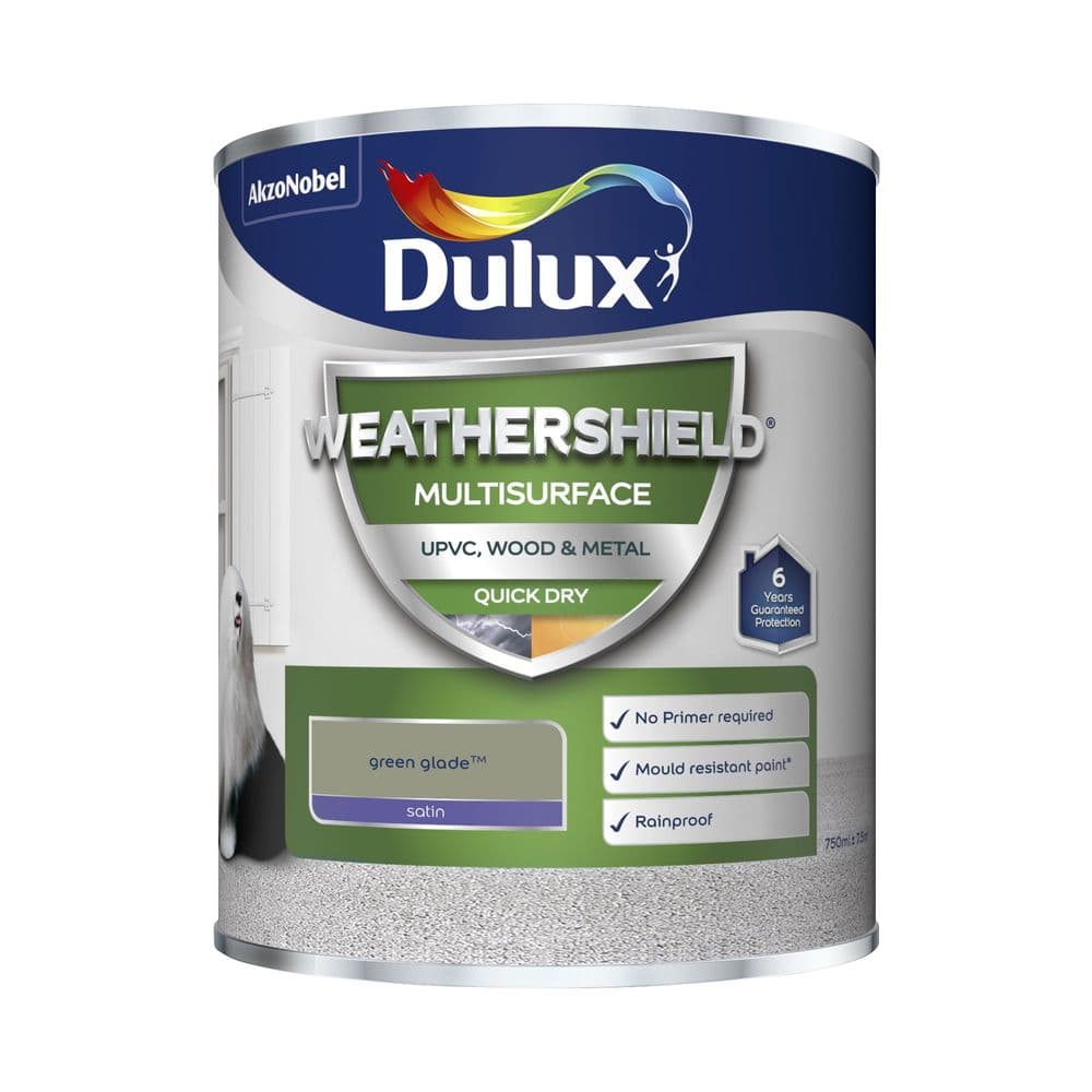 Weathershield Multi Surface Paint Green Glade 750ml