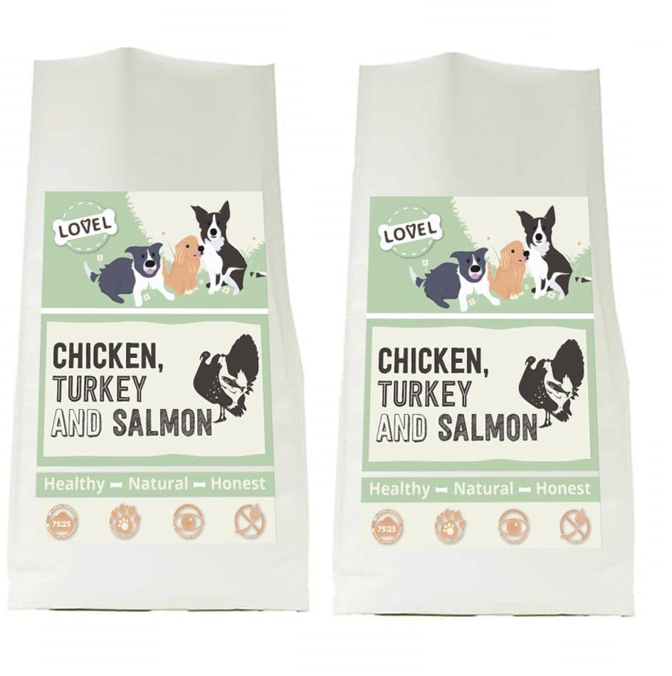 Lovel Chicken, Turkey & Salmon 2 x 12kg