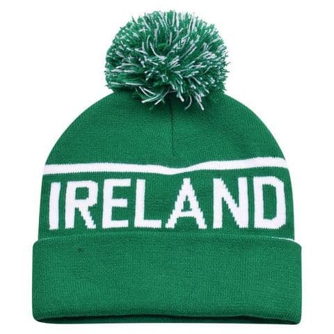 Ireland Pom Pom Beanie Hat