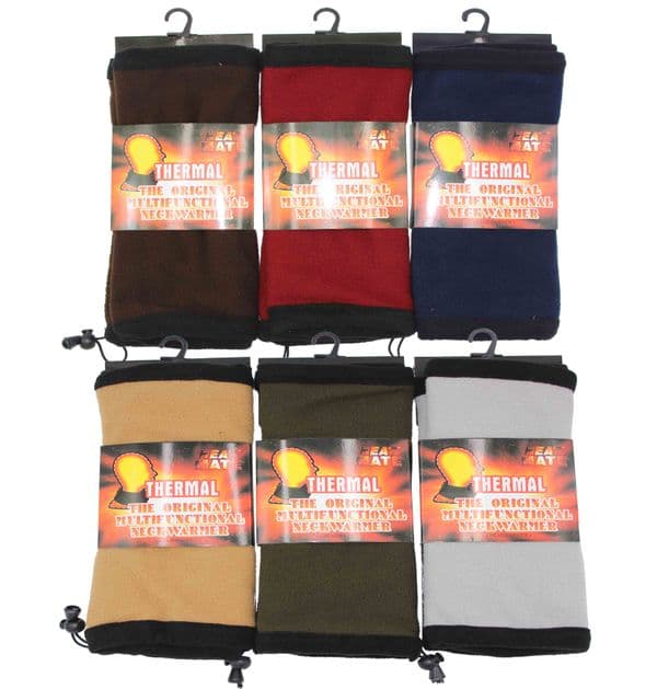 Assorted fleece inside Neck warmer