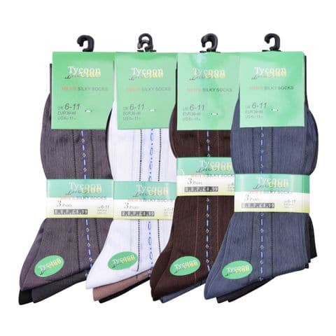 Assorted nylon silky socks men