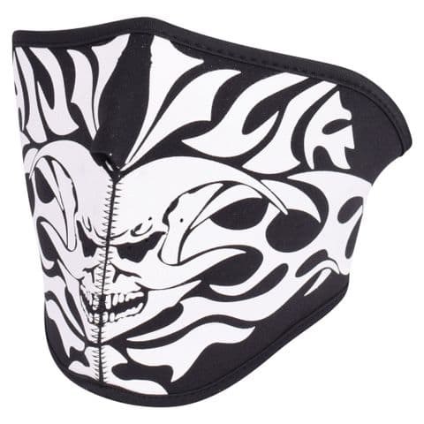 Big Skull Reversible Half Face Mask
