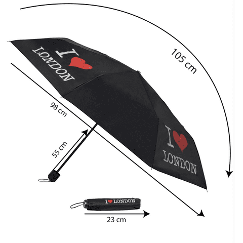 Black love london umbrella