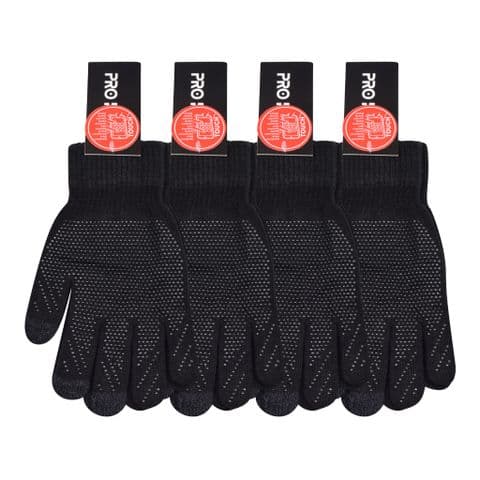 Black Magic gripper touch gloves