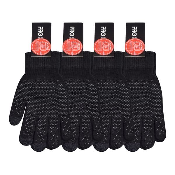 Black Magic gripper touch gloves