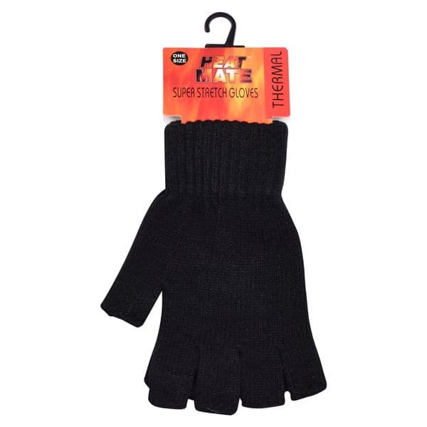 Black Magic Heat Thermal Fingerless Gloves