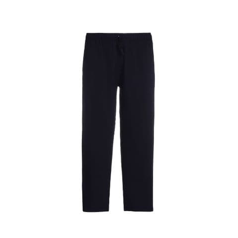 Black Plain Cotton Trouser