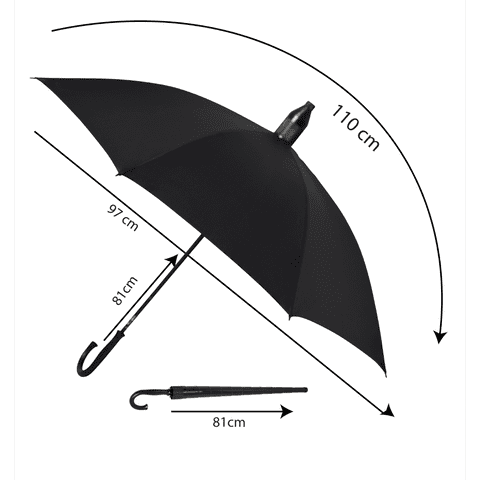 Black umbrella golf