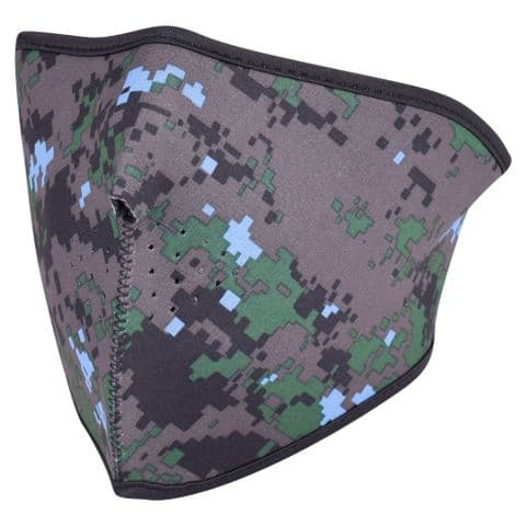 Camouflage Reversible Half Face Mask
