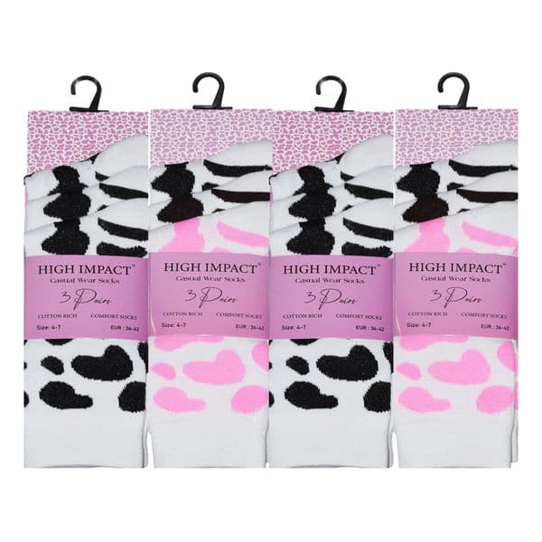 Casual Wear Cow Design Suit Socks