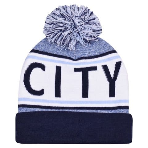 City Navy beanie hat