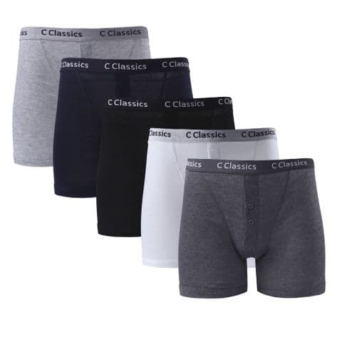 Classic sport basic rib boxer underwear