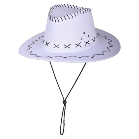 Cow boy white hat