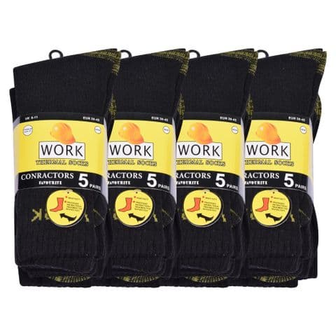 Essential 5 pair pack work Sock