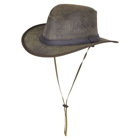 Eureka style cowboy olive hat