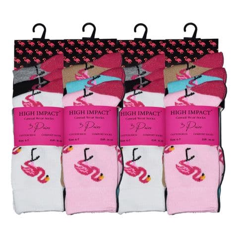 Flamingo Design Suit Socks