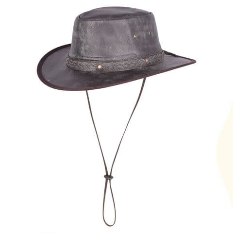 Foldaway style cowboy chocolate hat